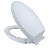 TOTO® Traditional SoftClose® Non Slamming, Slow Close Elongated Toilet Seat and Lid, Cotton White - SS154#01