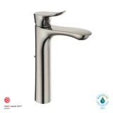 TOTO® GO 1.2 GPM Single Handle Vessel Bathroom Sink Faucet with COMFORT GLIDE™ Technology, Polished Nickel - TLG01307U#PN