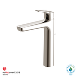 TOTO® GS Series Single Handle Bathroom Faucet for Vessel Sink with COMFORT GLIDE Technology and Drain Assembly, Polished Nickel - TLG03305U#PN