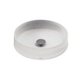 TOTO® Luminist Round Vessel Bathroom Sink, Frosted White - LLT150#61