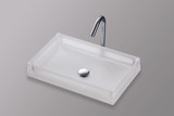 TOTO® Luminist Rectangular Vessel Bathroom Sink, Frosted White - LLT151#61