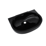 TOTO® 19-11/16" x 13-3/4" Oval Undermount Bathroom Sink, Ebony - LT546#51