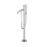 TOTO® GF Freestanding Bathroom Tub Filler with COMFORT GLIDE and COMFORT WAVE, Polished Chromel - TBG11306U#CP