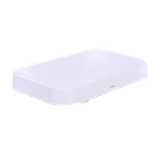 TOTO® Arvina™ Rectangular 23" Vessel Bathroom Sink with CEFIONTECT, Cotton White - LT426G#01