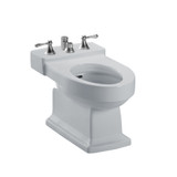 TOTO® Lloyd® Deck Mount Vertical Spray Flushing Rim Bidet, Cotton White - BT930B#11