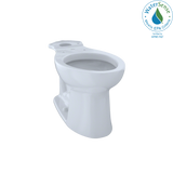 TOTO® Entrada Universal Height Elongated Toilet Bowl, Cotton White - C244EF#01