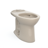 TOTO® Drake® Elongated Universal Height TORNADO FLUSH® Toilet Bowl with CEFIONTECT®, Bone - C776CEFG#03