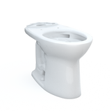 TOTO® Drake® Elongated Universal Height TORNADO FLUSH® Toilet Bowl with 10 Inch Rough-In and CEFIONTECT®, Cotton White - C776CEFG.10#01