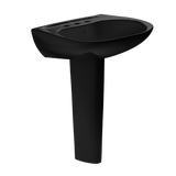TOTO® Prominence® Oval Basin Pedestal Bathroom Sink for8 inch Center Faucets, Ebony - LPT242.8#51