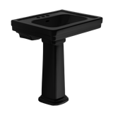 TOTO® Promenade® 27-1/2" x 22-1/4" Rectangular Pedestal Bathroom Sink for 4 inch Center Faucets, Ebony - LPT530.4N#51