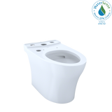 TOTO® Aquia IV WASHLET+ Elongated Skirted Toilet Bowl with CEFIONTECT, Cotton White - CT446CEGNT40#01