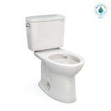 TOTO® Drake® Two-Piece Elongated 1.28 GPF TORNADO FLUSH® Toilet with CEFIONTECT®, Colonial White - CST776CEG#11