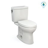 TOTO® Drake® II 1G® Two-Piece Elongated 1.0 GPF Universal Height Toilet with CEFIONTECT and SS124 SoftClose Seat, WASHLET+ Ready, Colonia White - MS454124CUFG#11