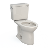 TOTO® Drake®  Two-Piece Elongated 1.6 GPF Universal Height TORNADO FLUSH® Toilet with CEFIONTECT®, Sedona Beige - CST776CSFG#12