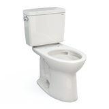 TOTO® Drake®  Two-Piece Elongated 1.6 GPF Universal Height TORNADO FLUSH® Toilet with CEFIONTECT®, Colonial White - CST776CSFG#11