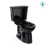 TOTO® Drake® Transitional Two-Piece Elongated 1.28 GPF Universal Height TORNADO FLUSH® Toilet, Ebony - CST786CEF#51