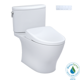 TOTO® WASHLET®+ Nexus® Two-Piece Elongated 1.28 GPF Toilet with S7 Contemporary Bidet Seat, Cotton White - MW4424726CEFG#01