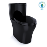 TOTO® Aquia® IV One-Piece Elongated Dual Flush 1.28 and 0.9 GPF Universal Height, WASHLET®+ Ready Toilet, Ebony- - MS646124CEMFN#51