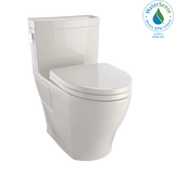 TOTO® Legato WASHLET+ One-Piece Elongated 1.28 GPF Universal Height Skirted Toilet with CEFIONTECT, Bone - MS624124CEFG#03