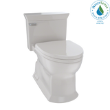 TOTO® Eco Soirée® One Piece Elongated 1.28 GPF Universal Height Skirted Toilet with CEFIONTECT, Sedona Beige - MS964214CEFG#12