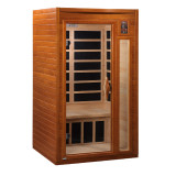 Golden Designs DYN-6106-01 Dynamic Barcelona 1-2-person Low EMF (Under 8MG) FAR Infrared Sauna (Canadian Hemlock)