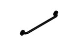 Healthcraft Easy Mount 1.25-in x 24-in Knurled Grab Bar - Matte Black - GB-24-BLK