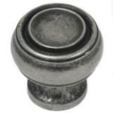 MNG Hardware 85064 1 1/4" Knob - Balance - Distressed Pewter