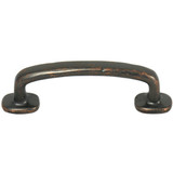 MNG Hardware 84665 5" Pull - Riverstone - Dark Antique Copper MNG Hardware 84665 5" Pull - Riverstone - Dark Antique Copper