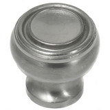 MNG Hardware 85028 1 1/4" Knob - Balance - Satin Nickel