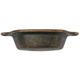 MNG Hardware 84865 6" Cup Pull - Riverstone - Dark Antique Copper