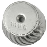 MNG Hardware 83914 1 1/4" Knob - French Twist - Polished Nickel