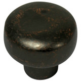 MNG Hardware 84465 Large Round Knob - Riverstone - Dark Antique Copper