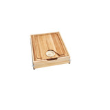 Rev-A-Shelf Wood Base Cabinet Cutting Board Drawer Replacement System w/ Soft-Close - 4WCCB-419HFLSC-1