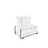 Rev-A-Shelf TWCSC-1550DM-1 Tandem Pullout Waste/Trash Container w/ Soft-Close