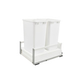 Rev-A-Shelf Tandem Pullout Waste/Trash Container w/ Soft-Close - TWCSC-18DM-2