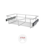 Rev-A-Shelf CB-241407CR-3 24" W Closet Basket for Custom Closet Systems