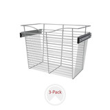 Rev-A-Shelf CB-241418CR-3 24" W Closet Basket for Custom Closet Systems