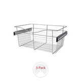 Rev-A-Shelf CB-241611CR-3 24" W Closet Basket for Custom Closet Systems