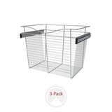Rev-A-Shelf CB-241618CR-3 24" W Closet Basket for Custom Closet Systems