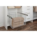 Rev-A-Shelf CB-301418CR-3 30" W Closet Basket for Custom Closet Systems