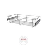 Rev-A-Shelf CB-301607CR-3 30" W Closet Basket for Custom Closet Systems