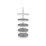 Rev-A-Shelf Polymer Full-Circle 5-Shelf Lazy Susans for Tall Pantry Cabinets - 6065-20-11-52