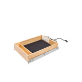 Rev-A-Shelf Wood Base Cabinet Charging Drawer Replacement System w/ Soft-Close - 4WCDB-18HFLSC-1-USB