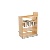Rev-A-Shelf 448UT-BCSC-11C Wood Base Cabinet Utility Pullout Organizer w/ Soft-Close