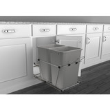 Rev-A-Shelf RV-18KD-17C S Chrome Steel Pullout Waste/Trash Containers