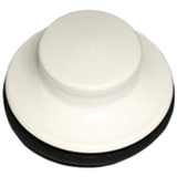 Waste King 3-Bolt Mount Sink Flange Stopper, White - 3162
