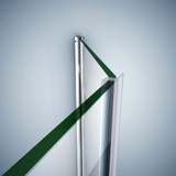 Dreamline 63005100-1067 309B3-10, Clear Vinyl Seal with a Flexible Fin, 42 in. Length, for 3/8 in. (10 mm.) Glass Shower Door