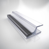 Dreamline 62006102-1930 308GH-10, Black Magnetic Strike Vinyl, 76 in. Length, for 3/8 in. (10 mm.) Glass Shower Door