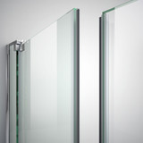 Dreamline 62006102-1930 308GH-10, Black Magnetic Strike Vinyl, 76 in. Length, for 3/8 in. (10 mm.) Glass Shower Door