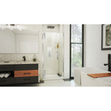 Dreamline SDAD32W720VXX01 Ascend 32 - 33 inch W x 72 inch H Frameless Pivot Shower Door in Chrome